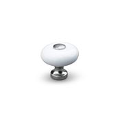 Immagine di pomoli tods ceramica bianco/nich. s.                                                                                            