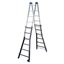 Immagine di Scala telescopica professionale 6+6 pioli 