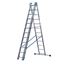 Immagine di Scala trasformabile professionale tripla 3x14 pioli 