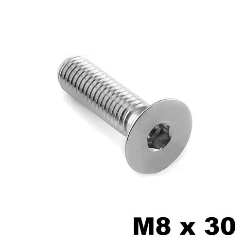 Immagine di viti tps c/esag. 10.9 uni 5933  8ma x 30 zinc. din 7991                                                                                           