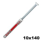 Immagine di tasselli duoxpand mm. 10 x 140 t prolungati c/vite - confezione da  50 pezzi