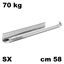 Immagine di guide actro 5d xl silent sys cm 58 zinc. sx 70 kg estr.totale                                                                                           