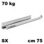 Immagine di guide actro 5d xl silent sys cm 75 zinc. sx 70 kg estr.totale                                                                                           