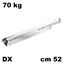 Immagine di guide actro 5d xl silent sys cm 52 zinc. dx 70 kg - estrazione totale                                                                                           