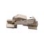 Immagine di cerniere heavyload 160° soft mm.  0 nich/beig c/parti in plastica beige                                                                                           