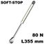 Immagine di snodi compact softstop mm. 355 n  80 titanio apertura soft-stop                                                                                           