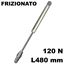 Immagine di asta Kraby con pistone con movimento frizionato forza 120N interasse mm 480 per ante con apertura verso l'alto (senza attacco anta e senza attacco spalla) 