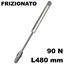 Immagine di asta Kraby con pistone con movimento frizionato forza 90N interasse mm 480 per ante con apertura verso l'alto (senza attacco anta e senza attacco spalla) 