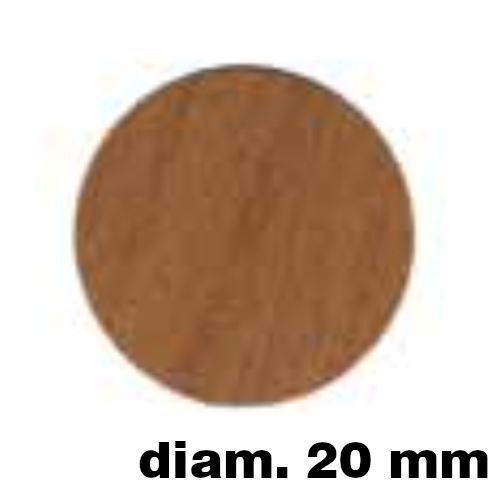 Immagine di tappi adesivi  mm. 20 cil. sc. buste  90 tappi                                                                                           