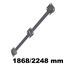 Immagine di raddrizza ante strong int. 1868/2248 c/coperture e borchie                                                                                           