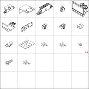 Immagine di Kit ante scorrevoli Hawa Combino 65 H FS - art. 055.3205