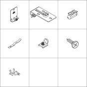 Immagine di Kit ante scorrevoli Hawa Combino L 40 - art. 056.3160