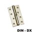 Immagine di cerniere bon libro piane ot 120 dx cr. s c/cuscinetto inox (push sx)                                                                                           