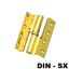 Immagine di cerniere bon libro zancate ot 120 sx oro l c/cuscinetto inox (push dx)                                                                                           