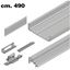 Immagine di guarniture compl. ps40 profili cm. 490 set 3 prof.c/attacchi                                                                                           