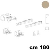 Immagine di guarniture ante scorr. magic living 180 nich. set c/binario cm 180                                                                                           