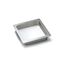 Immagine di ghiere portarifiuti inox 144x144 h36 sat. esterno ghiera mm 170x170                                                                                           