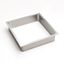 Immagine di ghiere portarifiuti inox 194x194 h50 sat. esterno ghiera mm 220x220                                                                                           