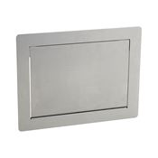 Immagine di sportelli portarifiuti vert. 384x294 satin ammortizzato                                                                                           