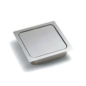 Immagine di sportelli portarifiuti orizz. 170x170 satin ammortizzato                                                                                           