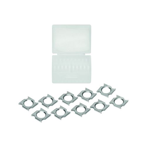 Immagine di accessori lamello coltelli hw rasanti 4 mm set 10 pz x lama 132130                                                                                           
