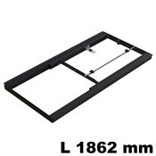 Immagine di telai tavoli synchro 1862x835 nero allunga 800 mm                                                                                           