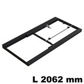 Immagine di telai tavoli synchro 2062x835 nero allunga 800 mm                                                                                           