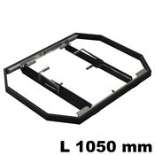 Immagine di telai tavoli universal rs 1050x825 nero allunga 400 mm                                                                                           