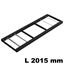 Immagine di telai tavoli ascending indoor 2015x550 nero allunga 2x500 mm                                                                                           