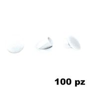 Immagine di Copriforo Clamex 45° confezione 100 pezzi RAL 9010 bianco puro 