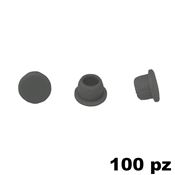 Immagine di Copriforo Clamex confezione 100 pezzi RAL 7022 grigio ombra 