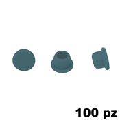 Immagine di Copriforo Clamex confezione 100 pezzi RAL 7031 grigio bluastro 