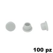 Immagine di Copriforo Clamex confezione 100 pezzi RAL 7035 grigio luce 
