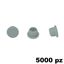 Immagine di Copriforo Clamex confezione 5000 pezzi RAL 7040 grigio finestra 