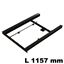 Immagine di telai tavoli rolling tf1 ind 1115x810 nero allunga 700 mm                                                                                           