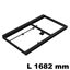 Immagine di telai tavoli roll out prm 70 1682x935 nero allunga 700 mm                                                                                           
