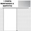 Immagine di guarniture portavant 80 auto 1a soffitto arg. set c/binario soff. mm 2596                                                                                           