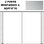 Immagine di guarniture portavant 80 auto 2a soffitto arg. set c/binario soff. mm 5196                                                                                           