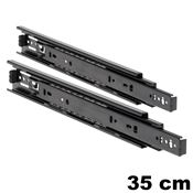 Immagine di guide accuride 3832 cm  35 z.nero telescopiche 45 kg                                                                                           
