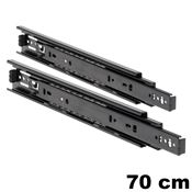 Immagine di guide accuride 3832 cm  70 z.nero telescopiche 45 kg                                                                                           