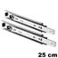 Immagine di guide accuride 3832 do lockout cm  25 zincato telescopiche 50 kg                                                                                           