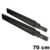 Immagine di guide accuride 3832 ecd soft cm  70 z.nero ammortizzata                                                                                           