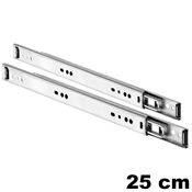 Immagine di guide accuride 2601 miniguide cm  25 zincato telescopiche 32 kg                                                                                           