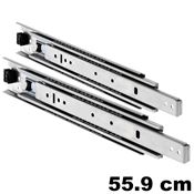 Immagine di guide accuride 3301 laterali cm  55.9 zincato telescopiche 68 kg                                                                                           
