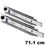 Immagine di guide accuride 3301 laterali cm  71.1 zincato telescopiche 68 kg                                                                                           