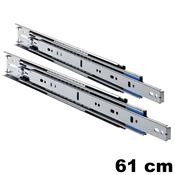 Immagine di guide accuride 3507 laterali cm  61.0 zincato telescopiche 82 kg.                                                                                           