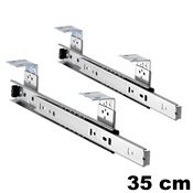 Immagine di guide accuride 2109 cm  35 zincato a sfere portatastiere                                                                                           