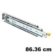 Immagine di guide accuride 9308 max heavy cm  86,36 dx zin telesc. 253 kg. c/bloc                                                                                           