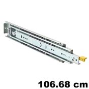 Immagine di guide accuride 9308 max heavy cm 106.68 dx zin telesc. 228 kg. c/bloc                                                                                           