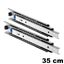 Immagine di guide accuride 5321 heavy cm  35 zincato telescopiche 120/140 kg                                                                                           